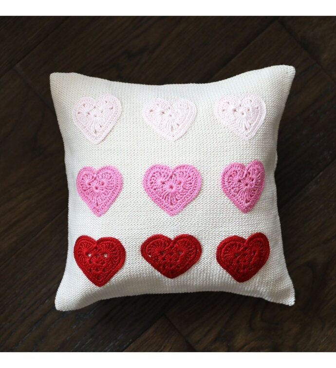 Ombre Heart Pillow