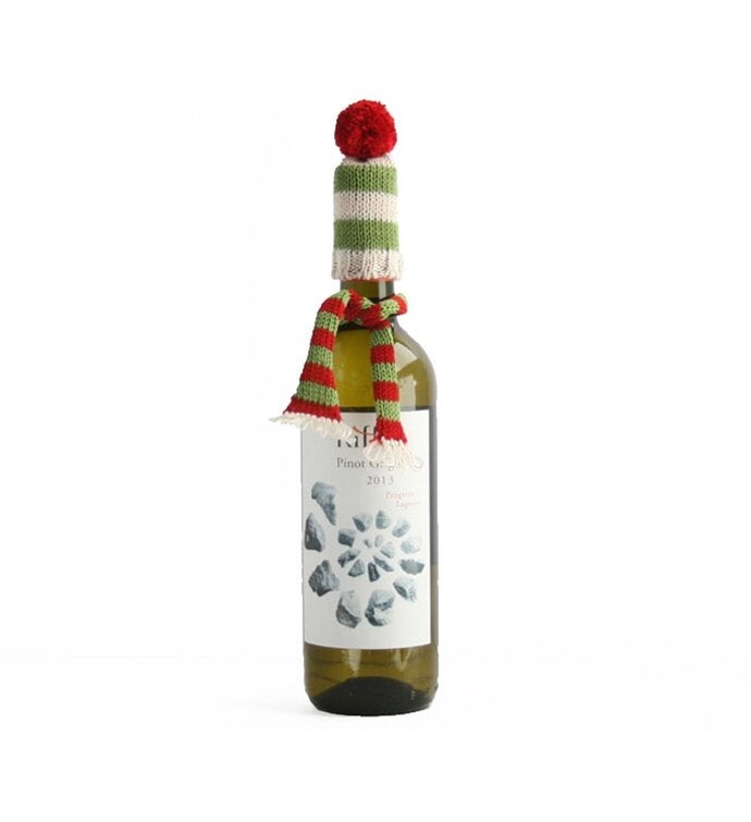 Wine Bottle Topper In Green