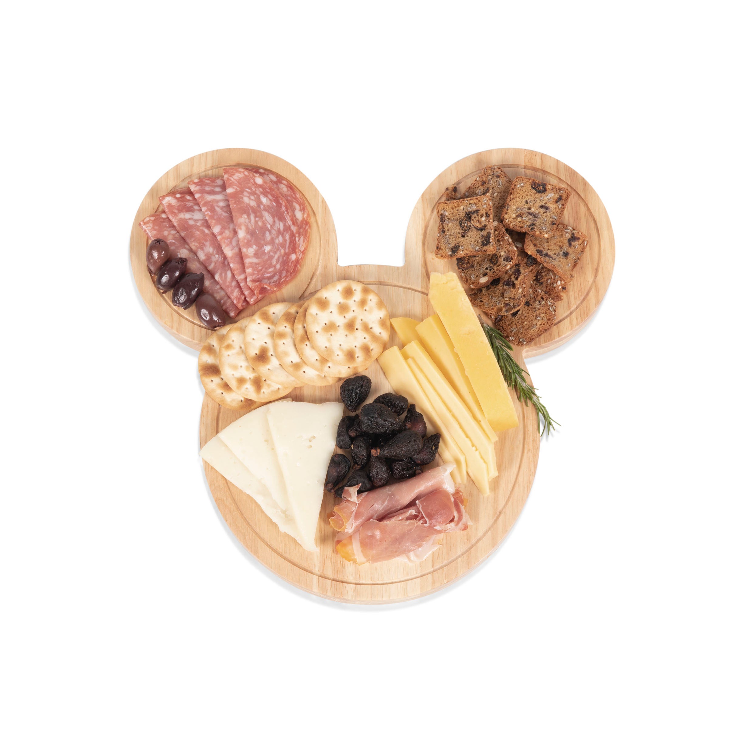 Mickey Head Shaped Cheese Board With Tools