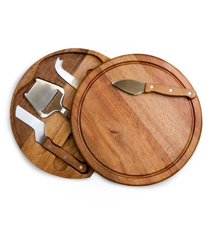 Acacia Circo Cheese Cutting Board & Tools Set