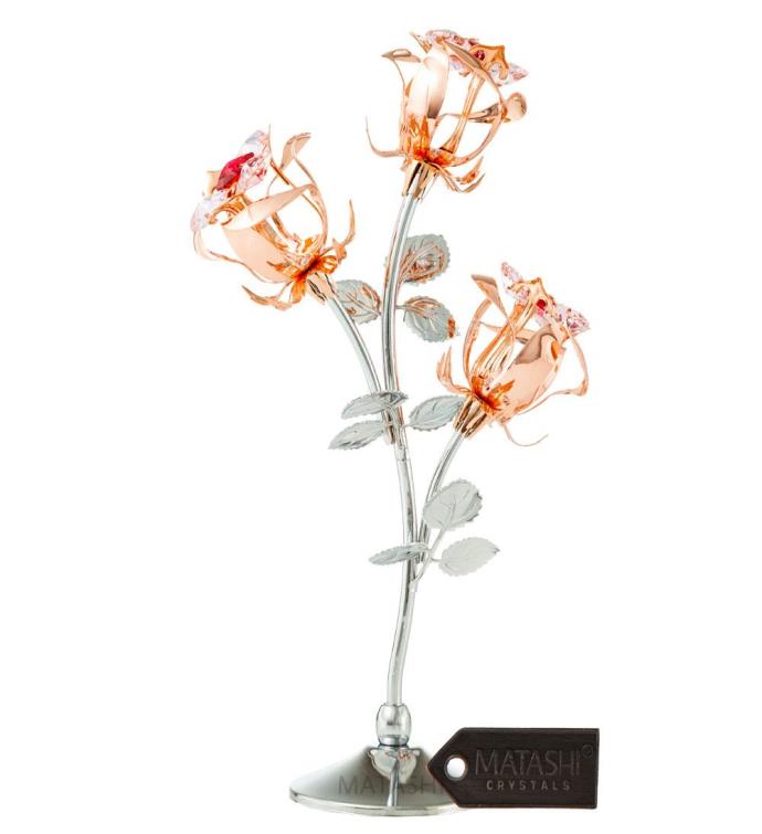 Matashi Rose Flower Tabletop Ornament