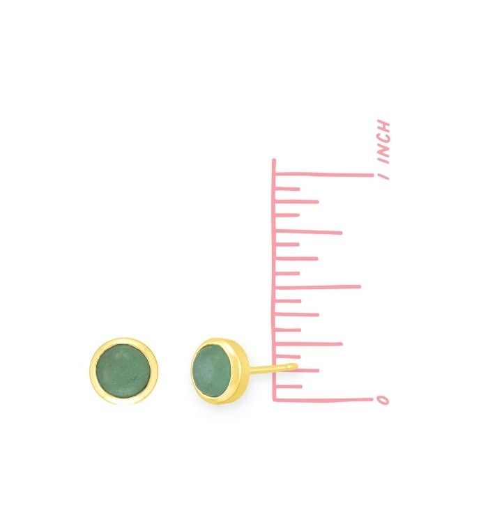 Opportunity Aventurine Studs