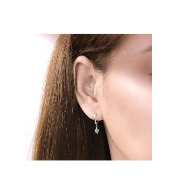 Opportunity Aventurine Hoops