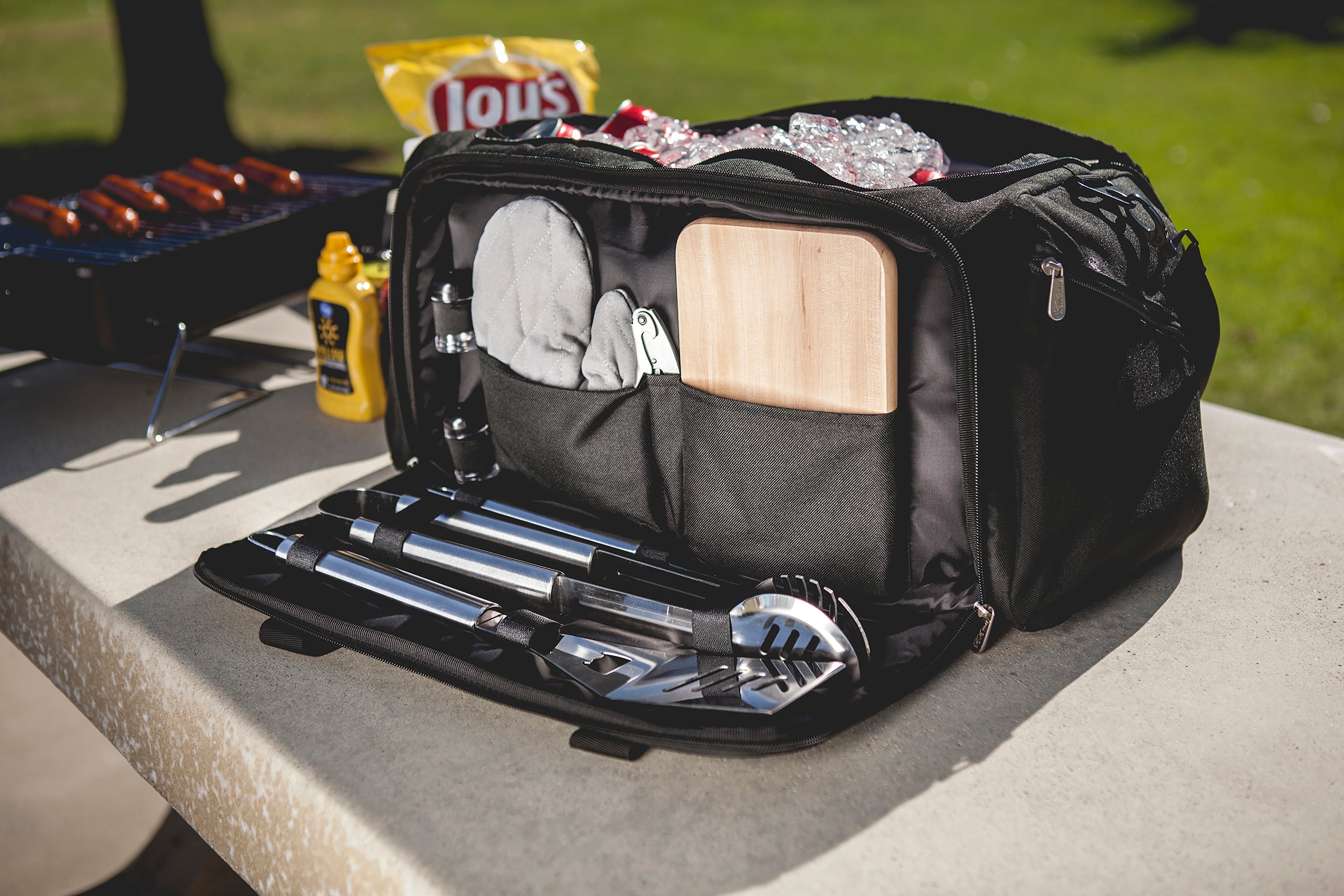 NFL Team Bbq Kit Grill Set & Cooler