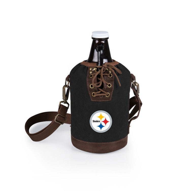 Insulated Growler Tote With 64 Oz. Glass Growler