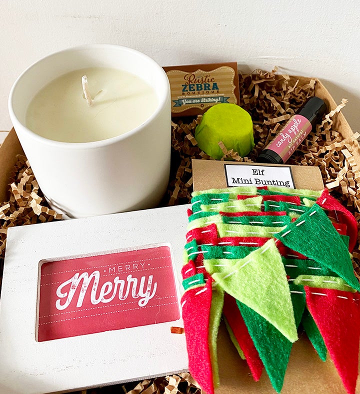 Holiday Banner Gift Box