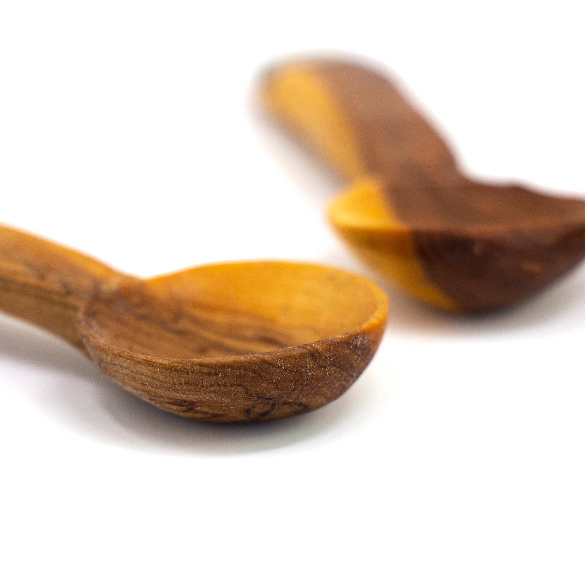 Petite Olive Wood Scoop Set