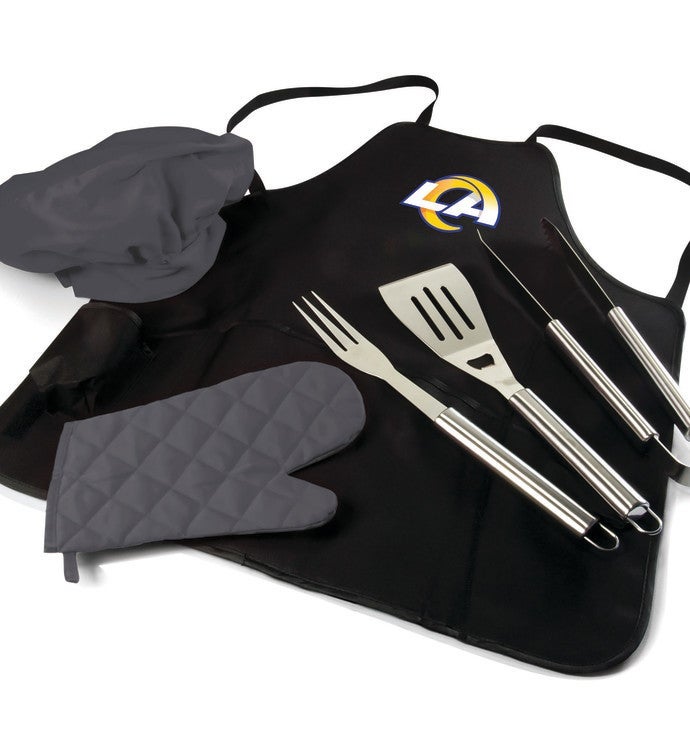 NFL Bbq Apron Tote Pro Grill Set