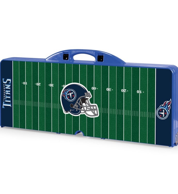 NFL Picnic Table Portable Folding Table With Seats