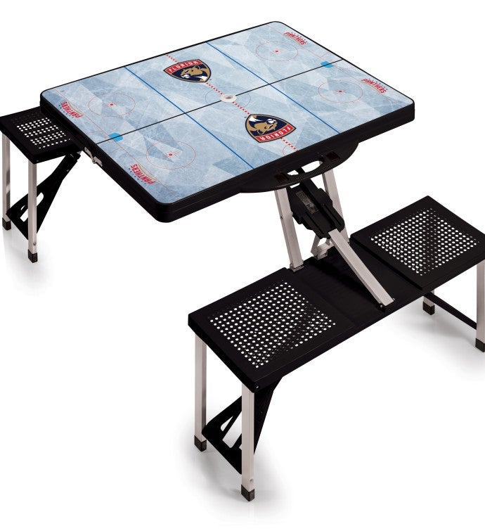 NFL Picnic Table Portable Folding Table With Seats