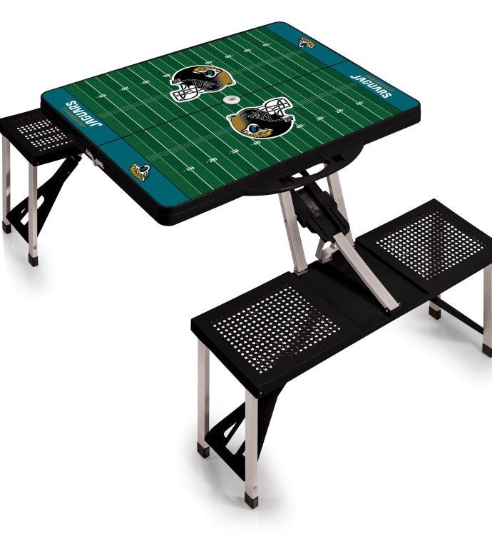 NFL Picnic Table Portable Folding Table With Seats
