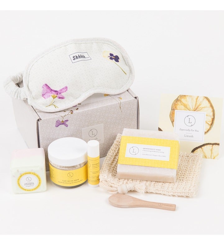Thank You Gift Box - Natural Pampering Spa Citrus Gift Set - 6 Products