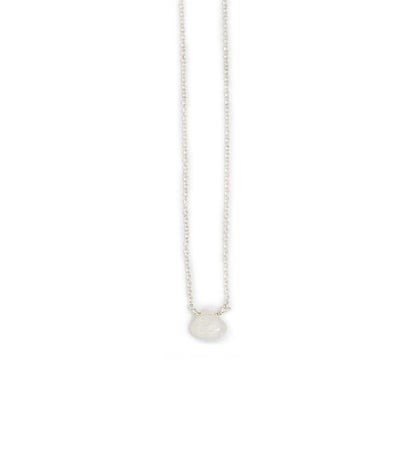 The Stephanie Delicate Drop Necklace In Moonstone