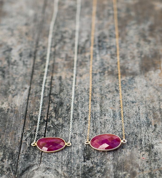 Mrs. Parker Necklace In Ruby