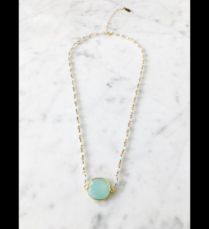 Mrs. Parker Endless Summer Necklace Chalcedony