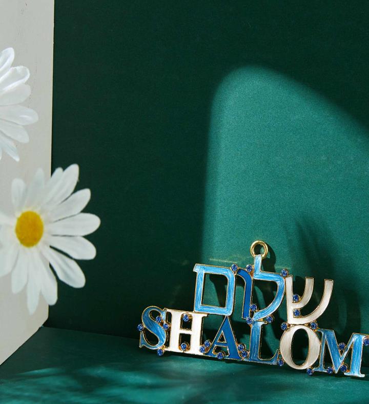 Shalom Welcome Wall Art Sign