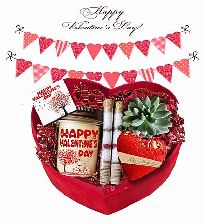 Valentine Hearts Spa Box