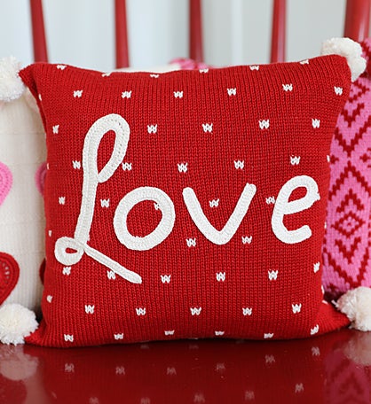 Crocheted Love Pillow