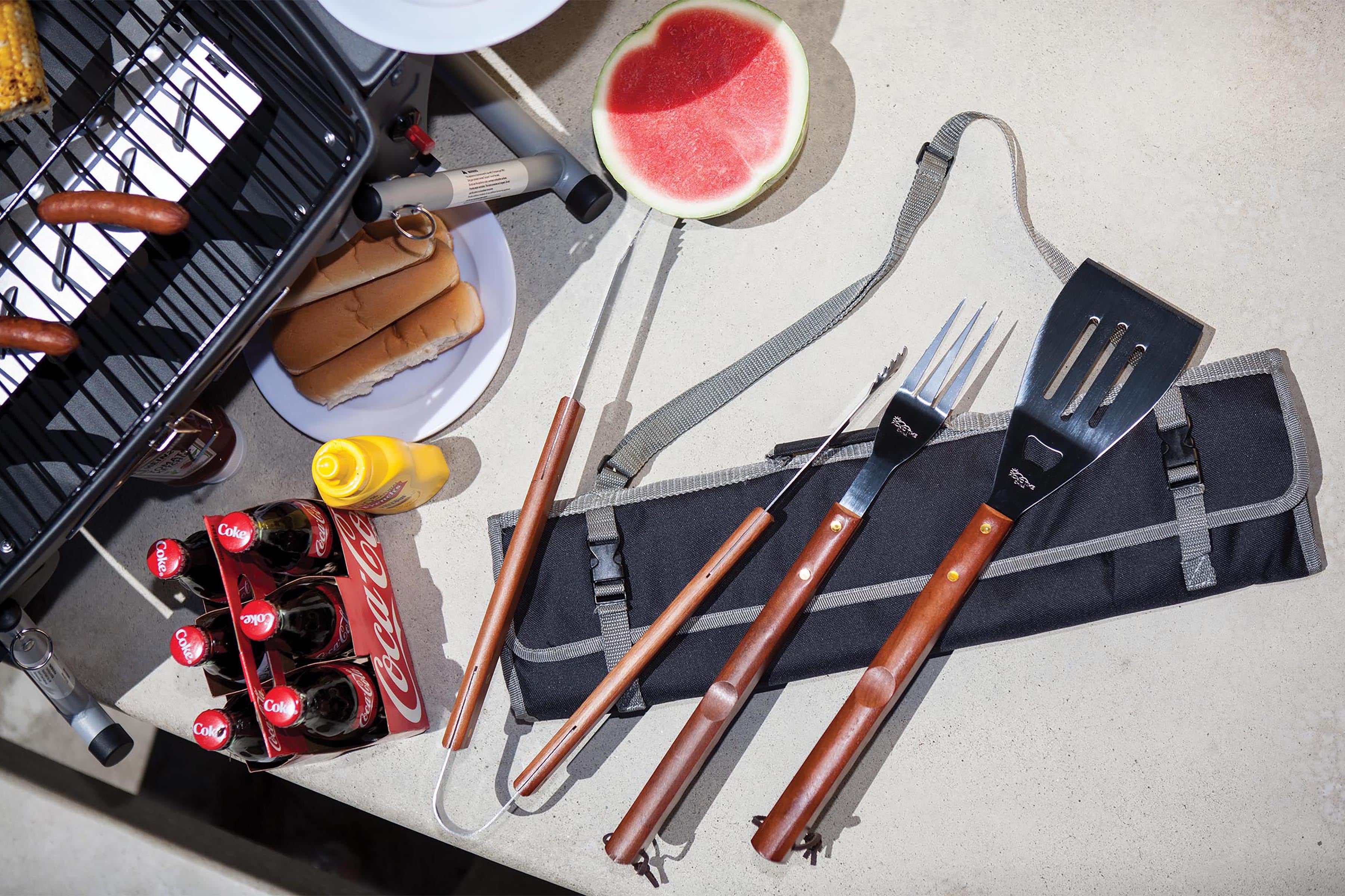 NFL 3-piece Bbq Tote & Grill Set