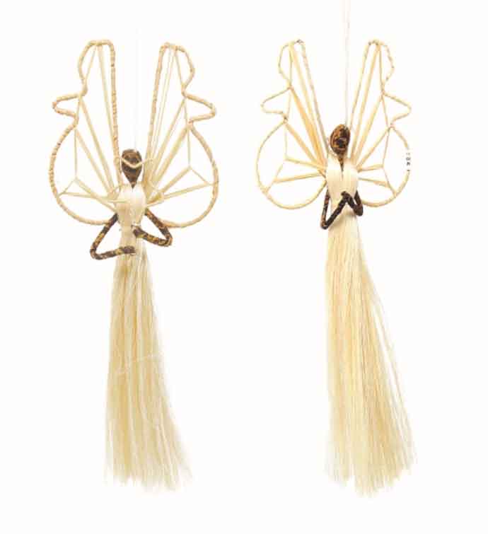 Sisal Angel Ornaments