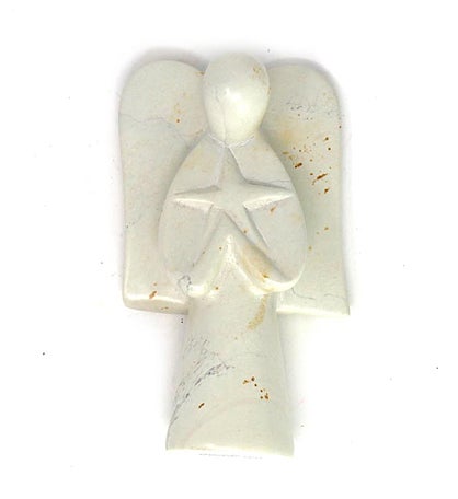 Angel Holding Star Soapstone Sculpture