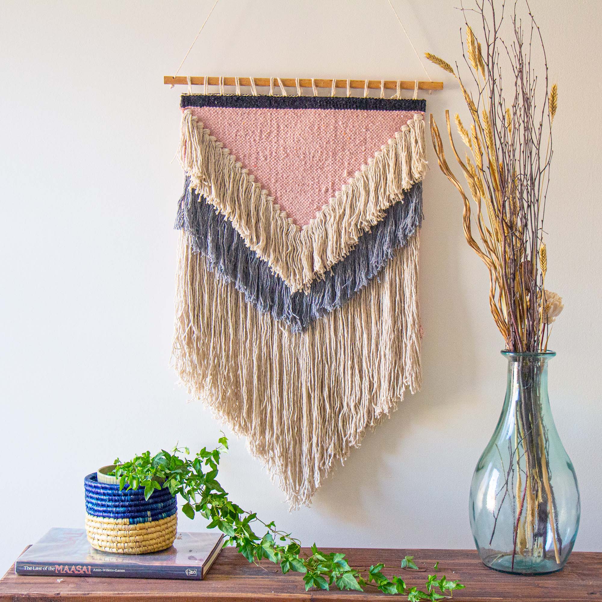 Handwoven Boho Wall Hanging