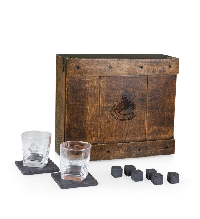 NHL Whiskey Box Gift Set