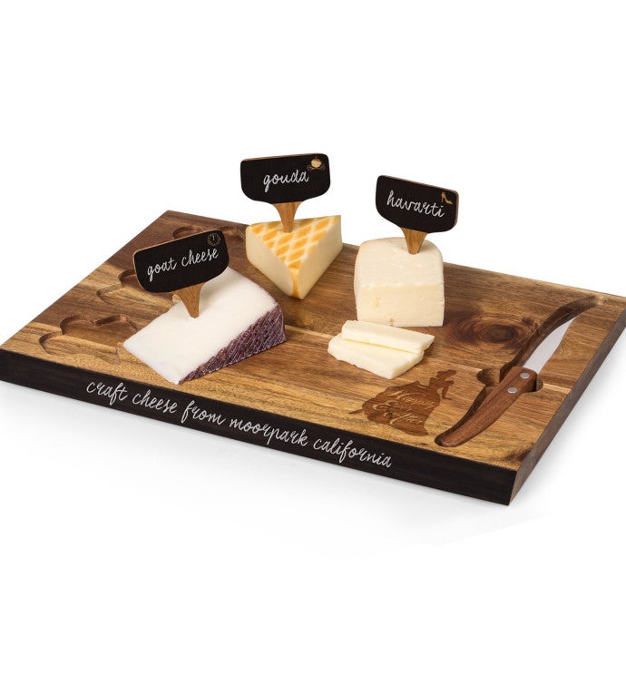 Disney Delio Acacia Cheese Cutting Board & Tools Set