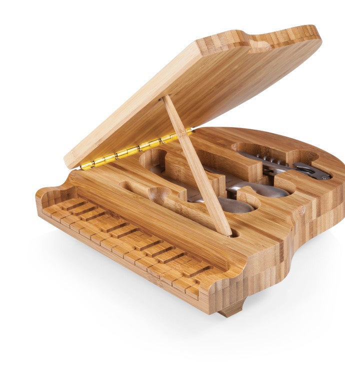 Musical Cheese Cutting Board and Tools Set