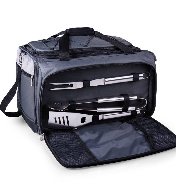 Buccaneer Portable Charcoal Grill & Cooler Tote