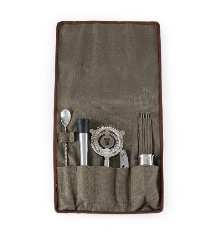 10 Piece Bar Tool Roll Up Kit