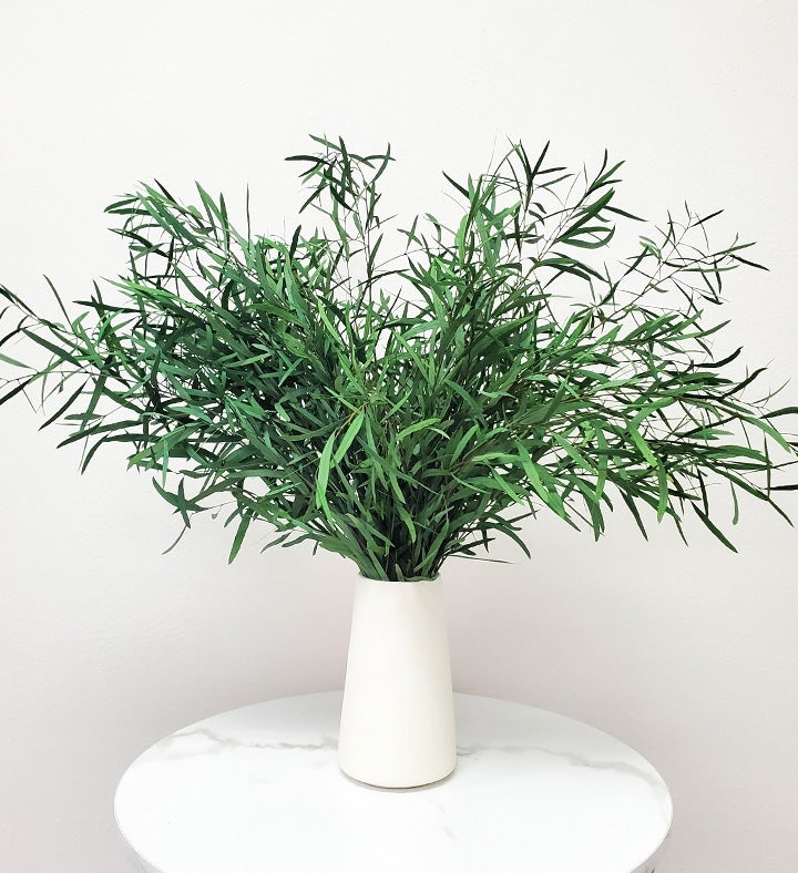 Eucalyptus Radiance Everlasting Bouquet with Vase
