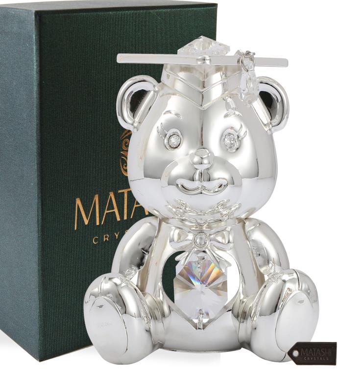 Graduation Bear With Matashi Crystals