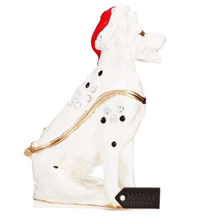 Christmas Dog Trinket Box