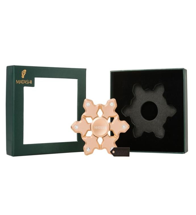 Matashi Rose Gold Snowflake Ornament