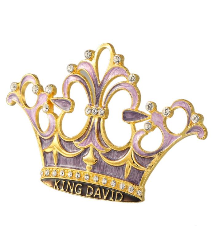 Matashi King David's Crown Hanging Ornament (pewter) Classic Wall Decor