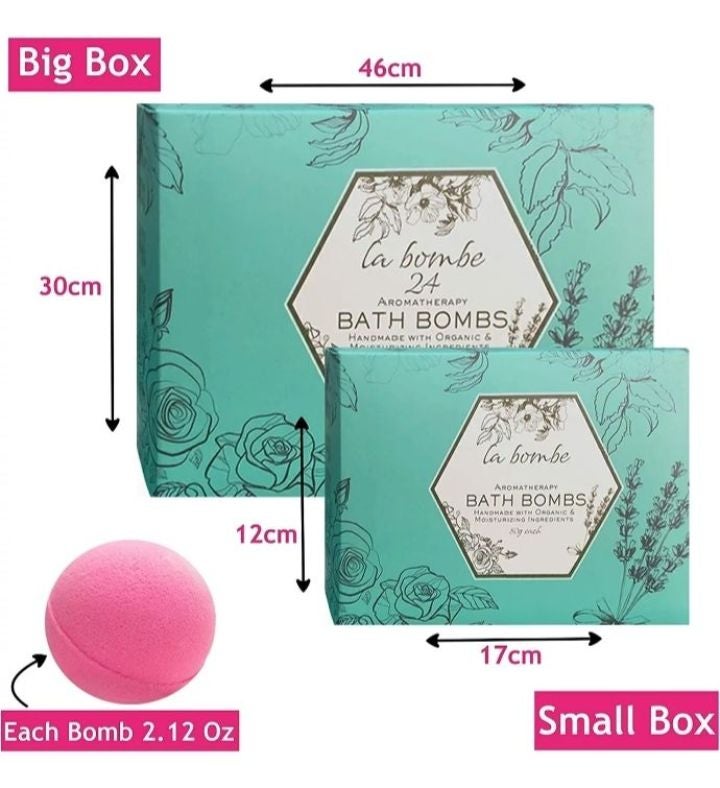 Bath Bombs 24 Piece Gift Set 