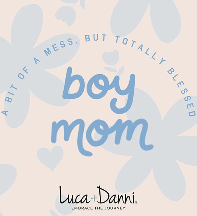 Luca + Danni Boy Mom Letter Bead Bangle Bracelet