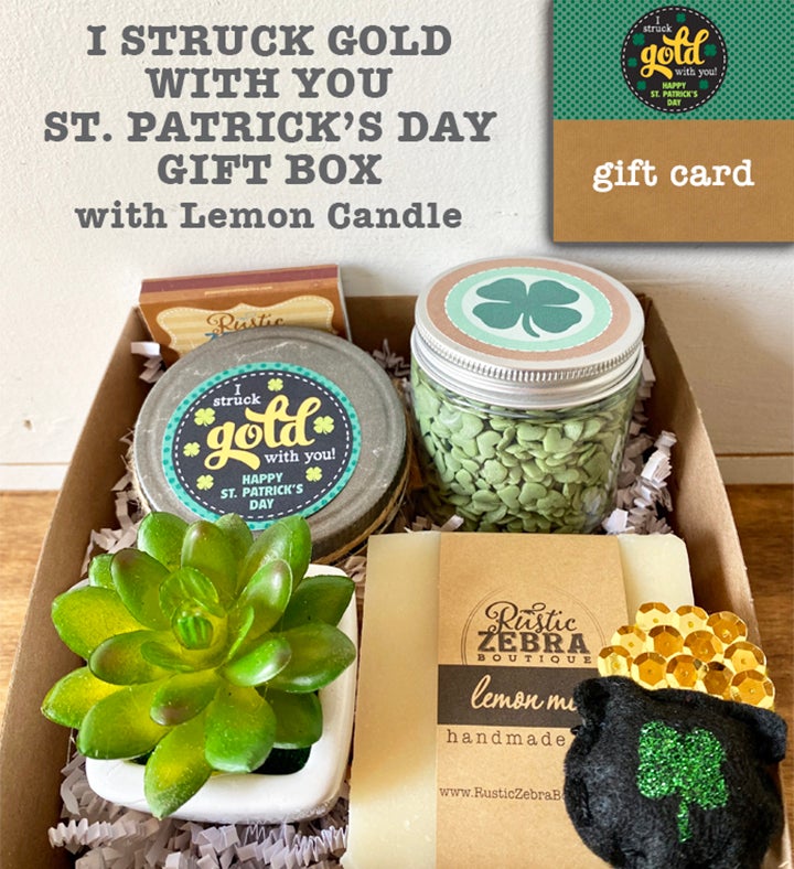 I Struck Gold St Patricks Day Gift Box