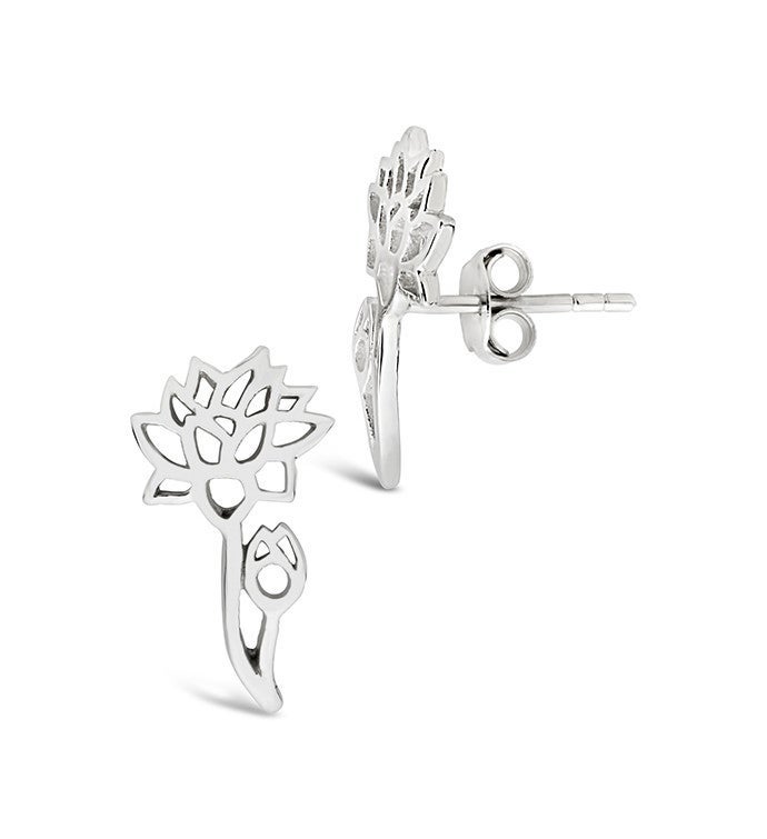 Birth Flower Earring Studs