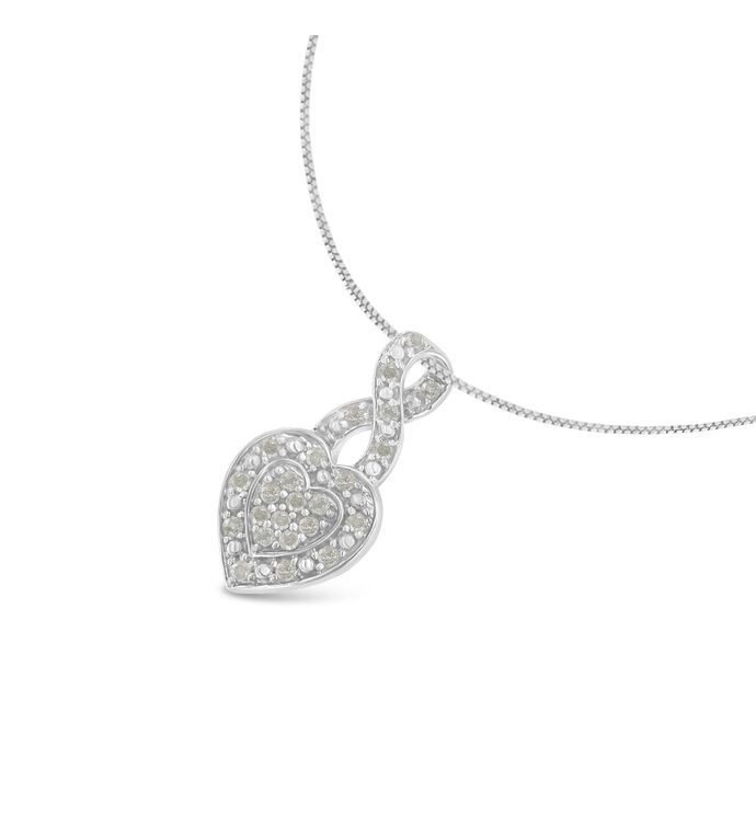 Diamond Heart Pendant Necklace