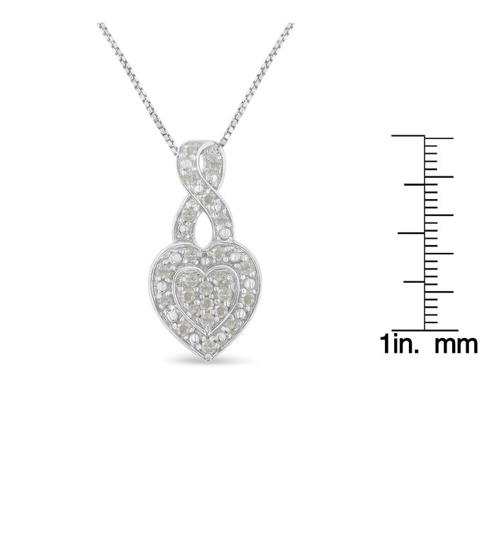 Diamond Heart Pendant Necklace