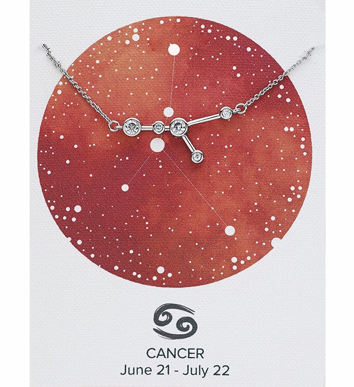 Silver Plated When Stars Align' Constellation Necklaces