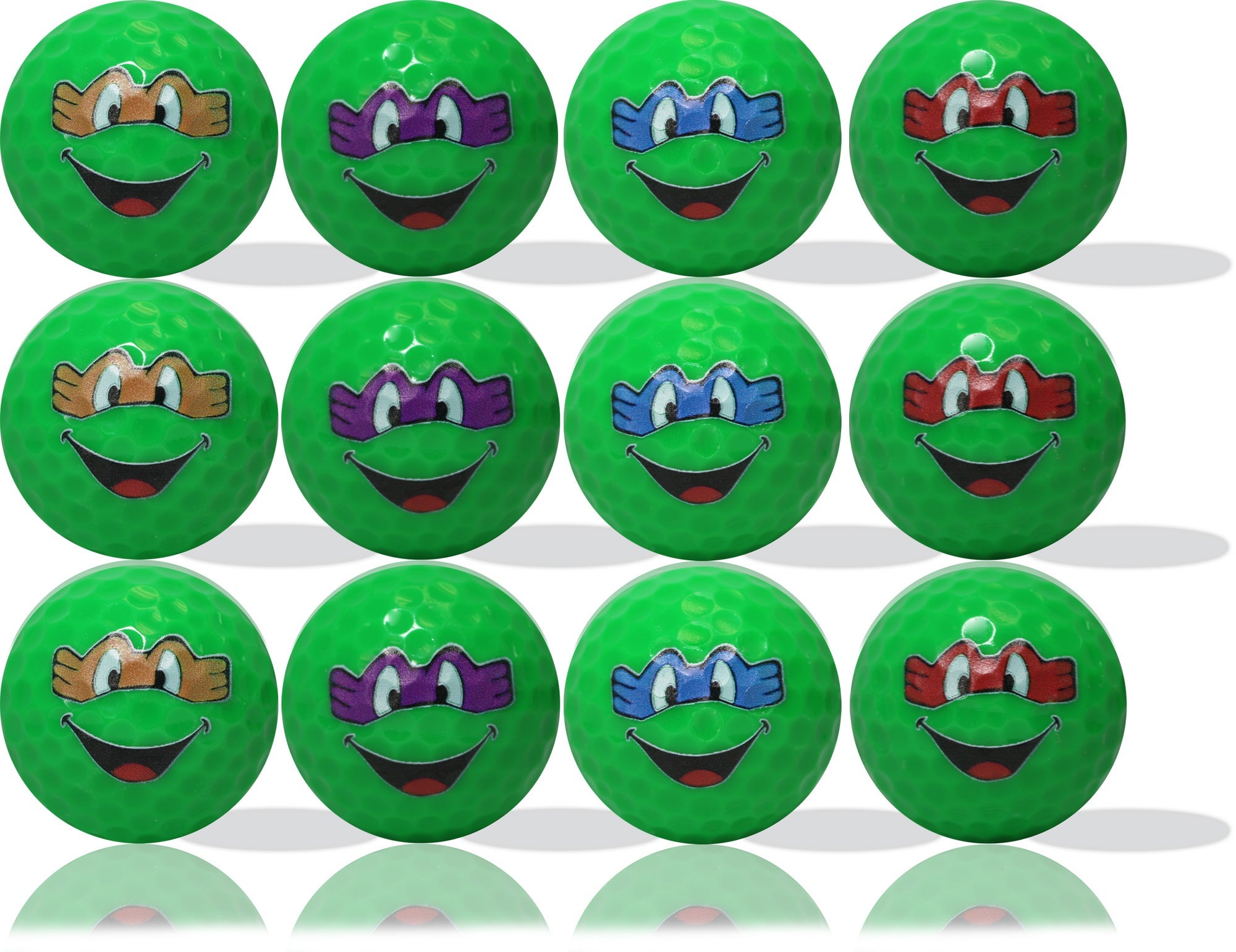 Character Golf Balls 12 Pack