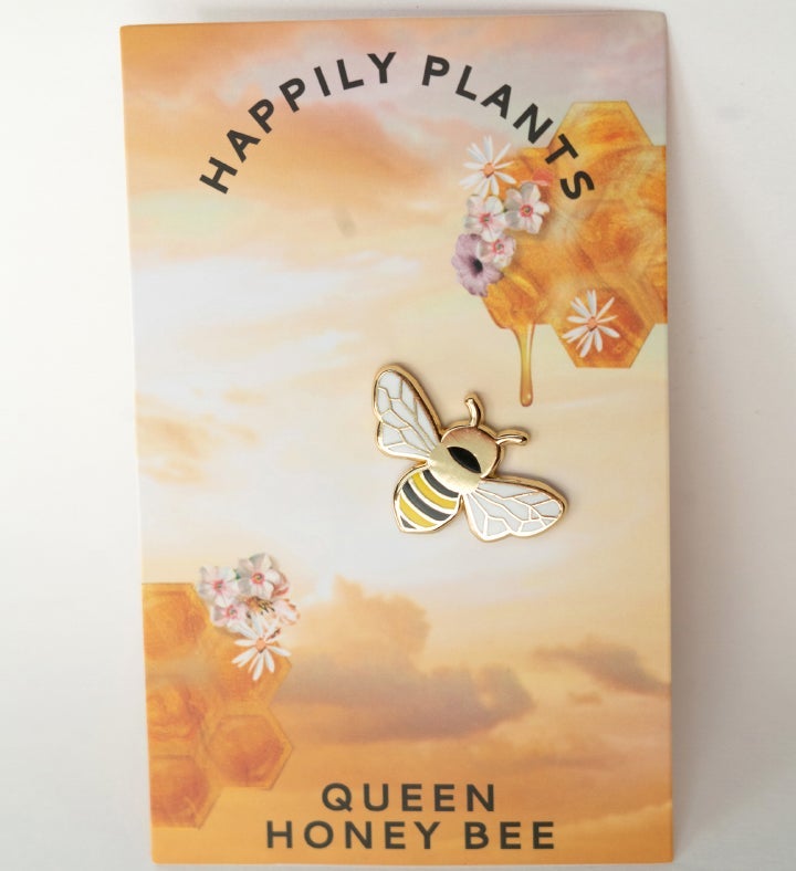 Honey Bee Hard Enamel Pin Brooch