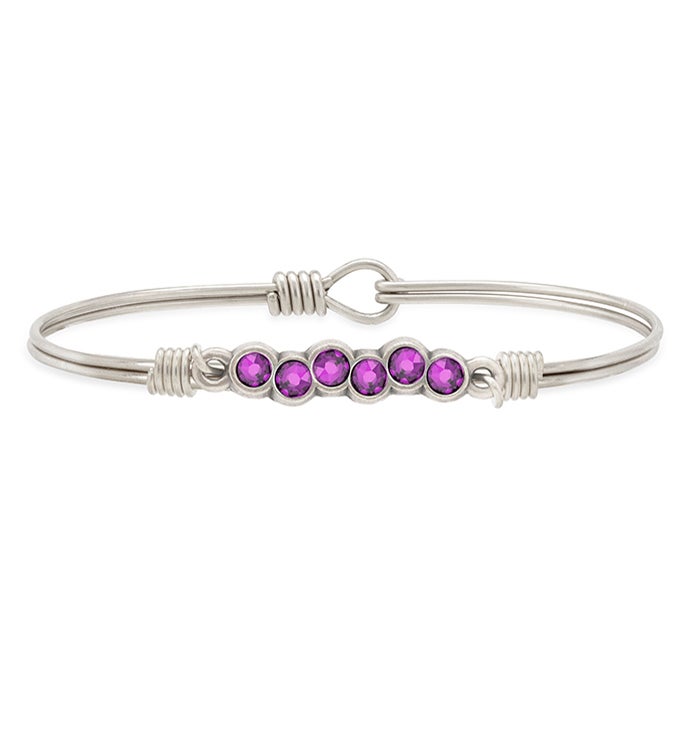 February Birthstone Bracelet