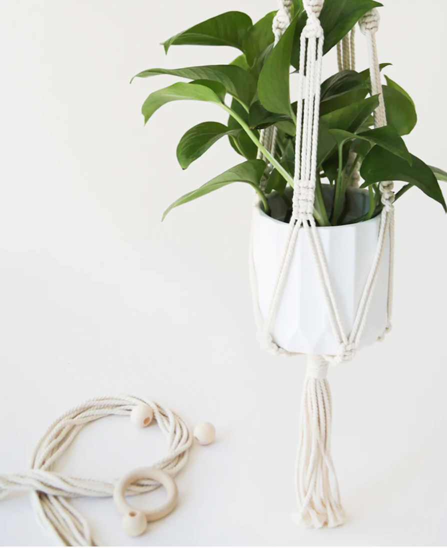 DIY Macrame Plant Hanger Kit