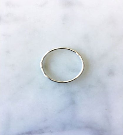 Hammered Knuckle Ring