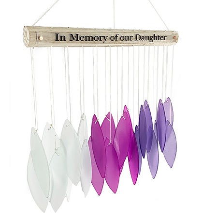 In Memory Of Our Daughter Stained Glass Sun Catcher Gift