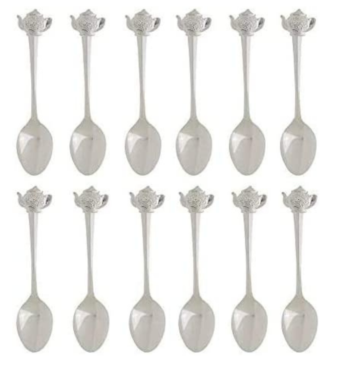 Stainless Steel Demi Spoon Set, Set Of 12